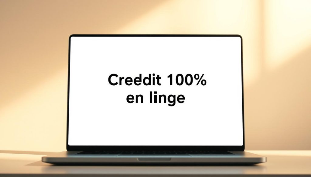 Crédit 100% en ligne