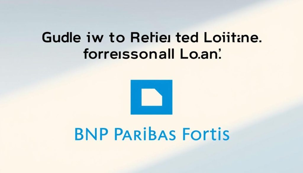 Crédit personnel BNP Paribas Fortis